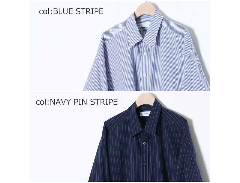 Graphpaper(եڡѡ) High Count Broad Regular Collar Shirt