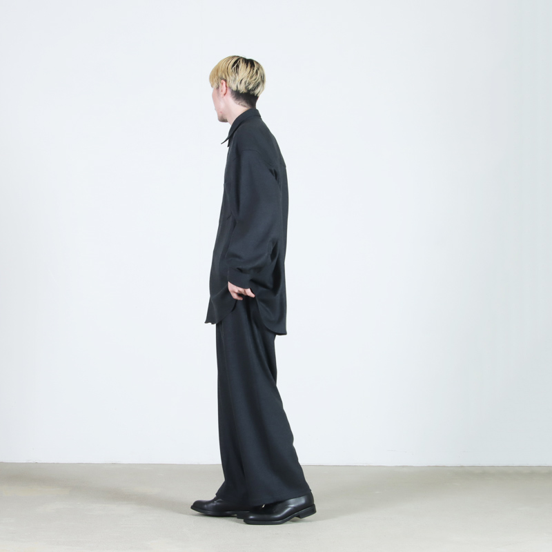 Graphpaper(グラフペーパー) Wool Smooth Flannel Easy Wide Pants