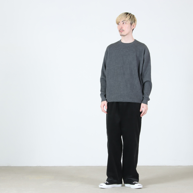 Graphpaper(グラフペーパー) High Density Crew Neck Knit