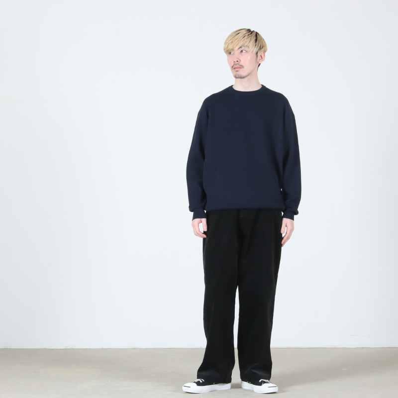 Graphpaper(グラフペーパー) High Density Crew Neck Knit