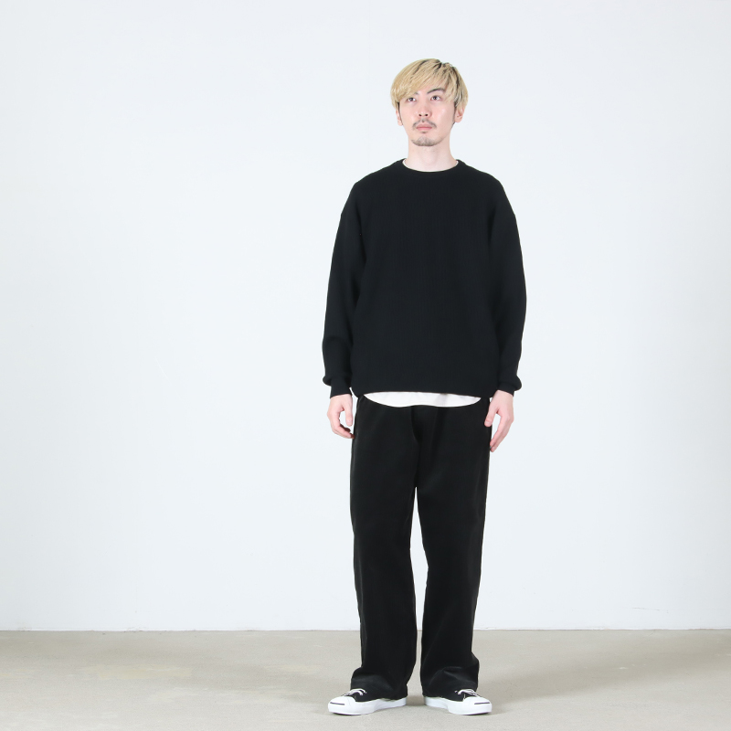 Graphpaper(グラフペーパー) High Density Crew Neck Knit