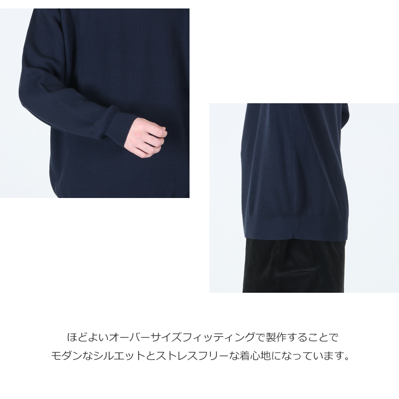Graphpaper(グラフペーパー) High Density Crew Neck Knit