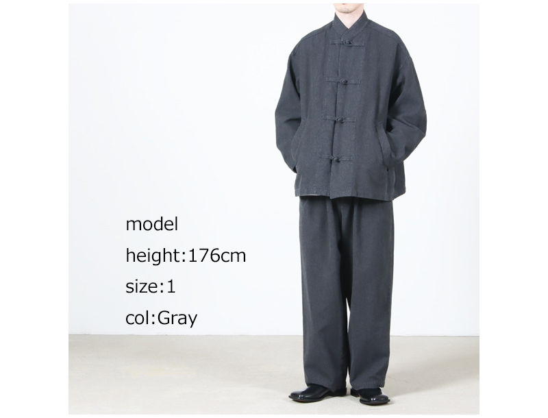 Graphpaper(グラフペーパー) Sulfur Dyed Gabardine Two Tuck Easy Pants