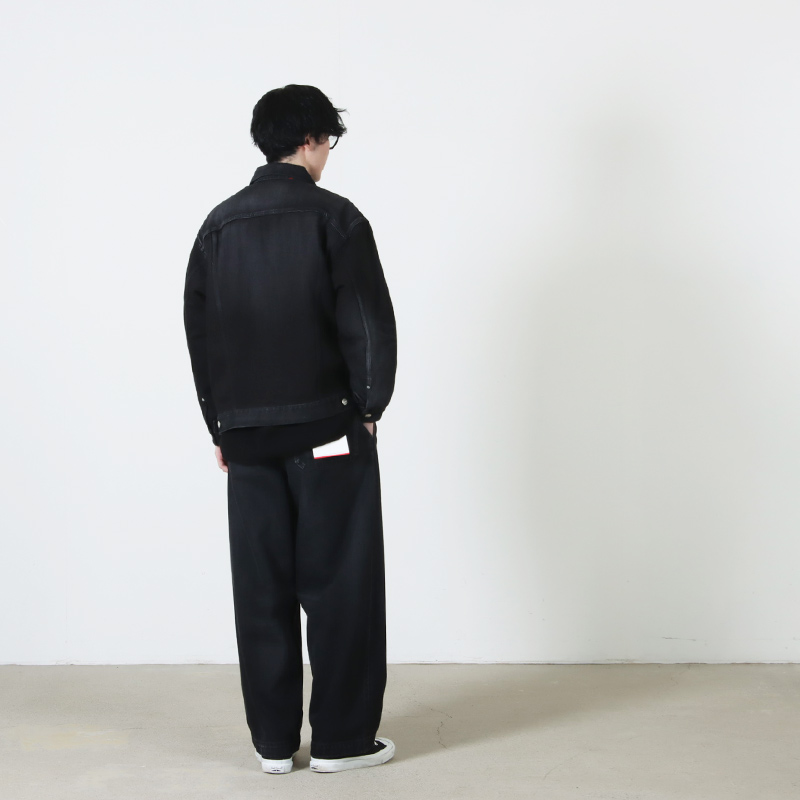 Graphpaper(グラフペーパー) Selvage Denim Trucker Jacket -DARK FADE-