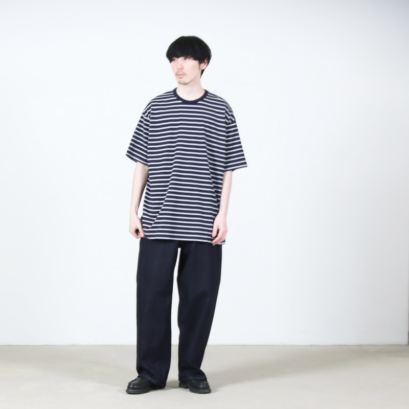 Graphpaper(グラフペーパー) Tri Spun Border S/S Tee