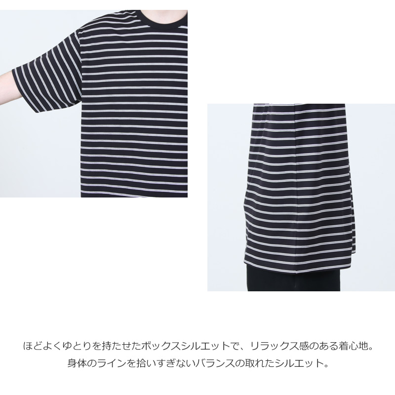 Graphpaper(グラフペーパー) Tri Spun Border S/S Tee