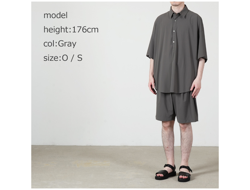 Graphpaper(グラフペーパー) Flex Tricot S/S Pullover Shirt