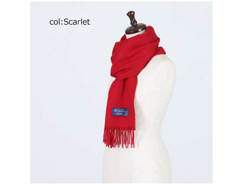 HIGHLAND TWEEDS(ハイランド ツイード) SOLID SCARVES