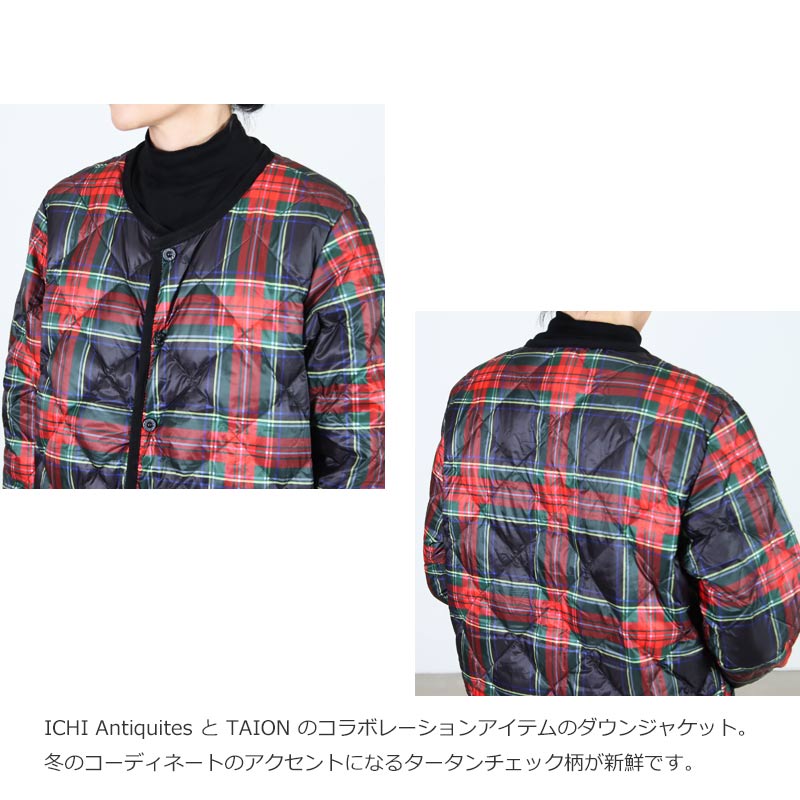 ICHI Antiquites(イチアンティークス) Antiquit s×TAION DOWN ジャケット
