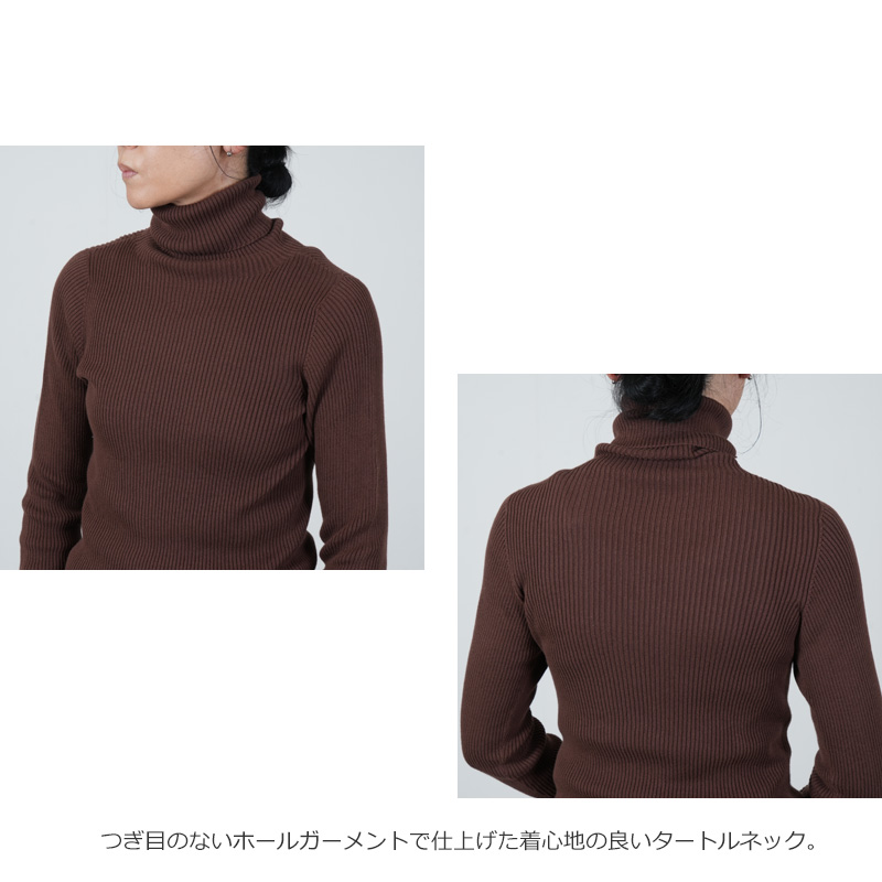 ICHI Antiquites(イチアンティークス) JAPAN WHOLEGARMENT タートルネック