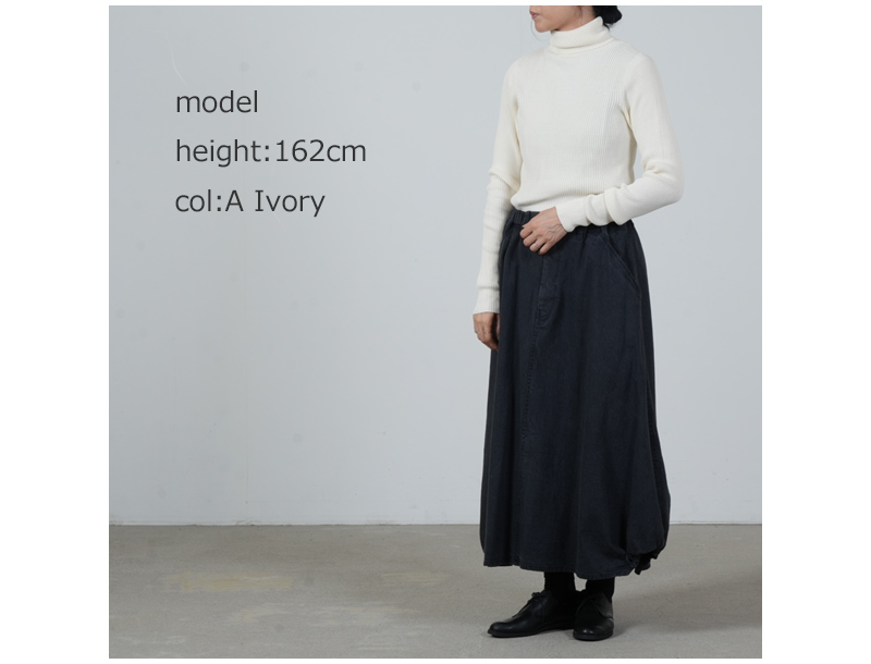 ICHI Antiquites(イチアンティークス) JAPAN WHOLEGARMENT タートルネック