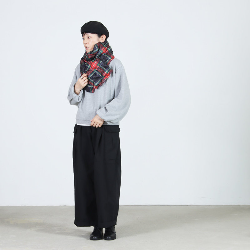 ICHI Antiquites(イチアンティークス) Antiquit s×TAION DOWN マフラー