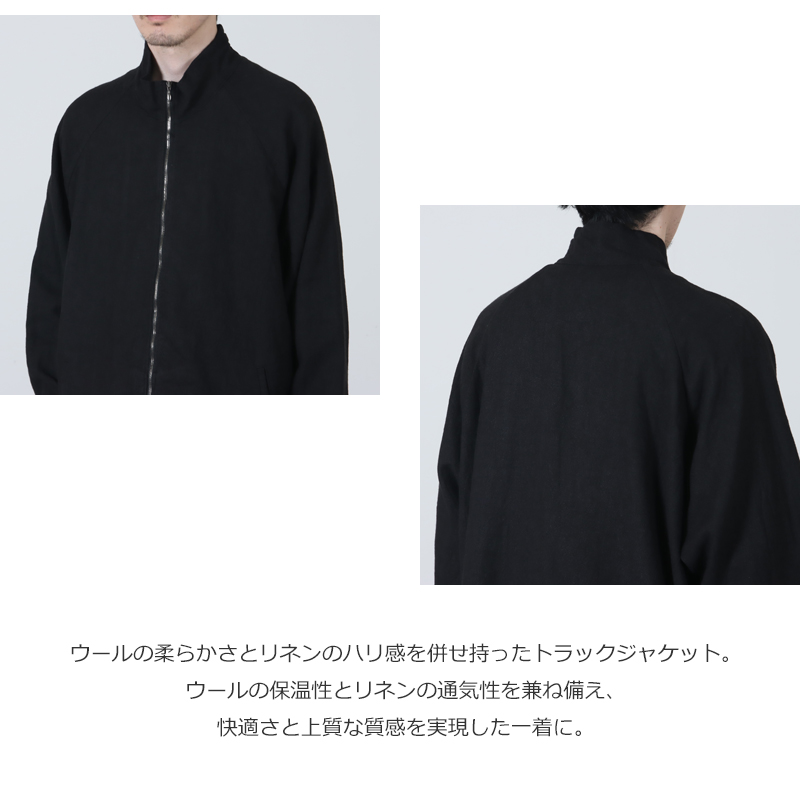 is-ness(イズネス) Linen Track Jacket