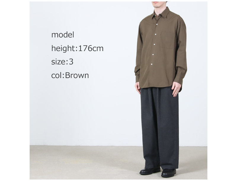 KAPTAIN SUNSHINE(キャプテンサンシャイン) Regular Collar Shirt STRIPE