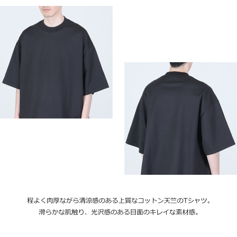 KAPTAIN SUNSHINE(キャプテンサンシャイン) Suvin Supima Tube Half-sleeve Tee Heavy