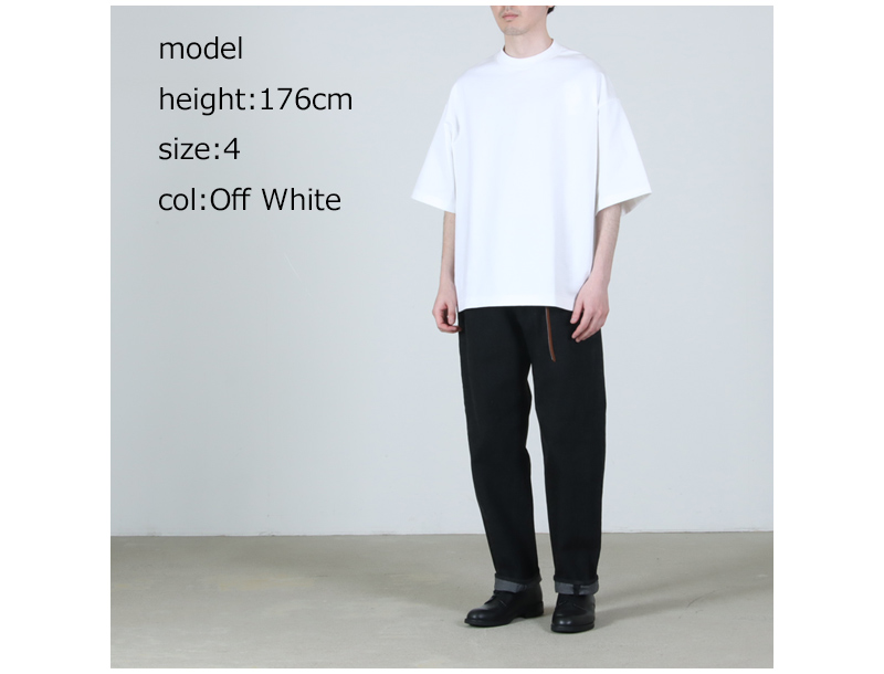 KAPTAIN SUNSHINE(キャプテンサンシャイン) Suvin Supima Tube Half-sleeve Tee Heavy