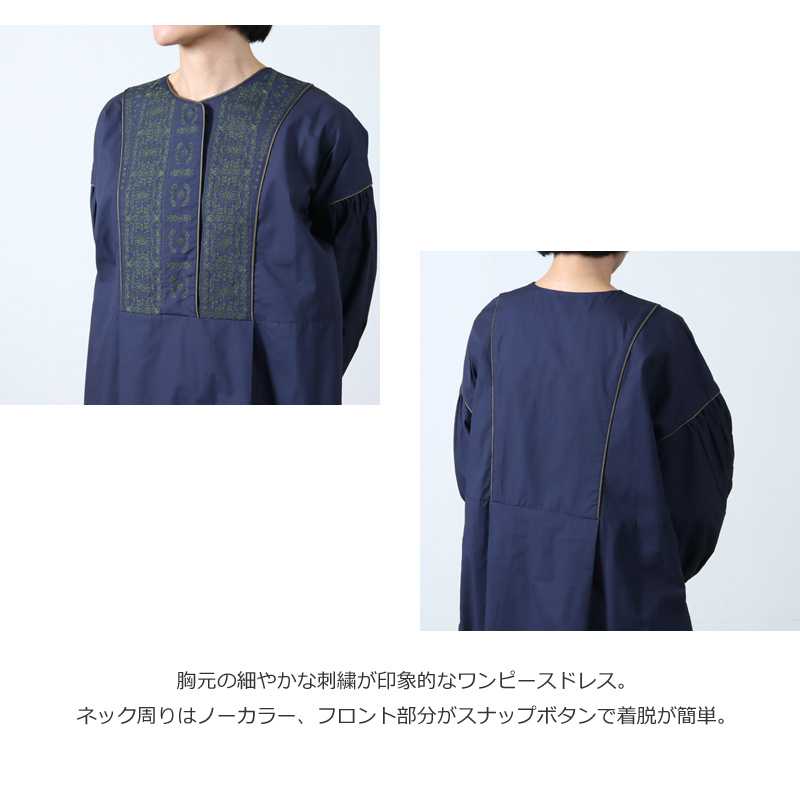 kelen() EMBROIDERY DESIGN DRESS QUARA