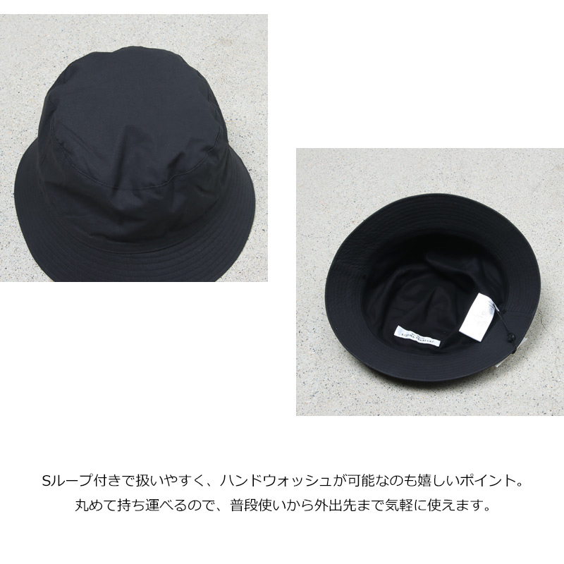 KIJIMA TAKAYUKI(キジマタカユキ) ORGANIC COTTON BUCKET HAT