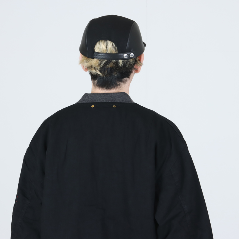 KIJIMA TAKAYUKI(キジマタカユキ) PARAFFIN DUCK & GOAT SKIN JET CAP