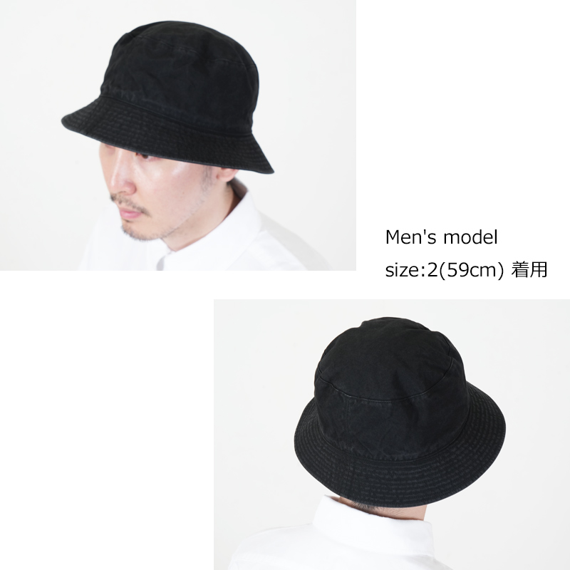 KIJIMA TAKAYUKI(キジマタカユキ) GERMAN DUCK SULFER DYED BUCKET HAT