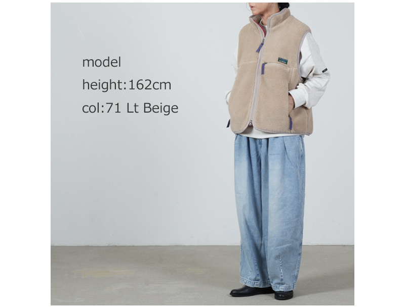 L.L.Bean(エルエルビーン) Topsham Boa Fleece Vest #WOMEN