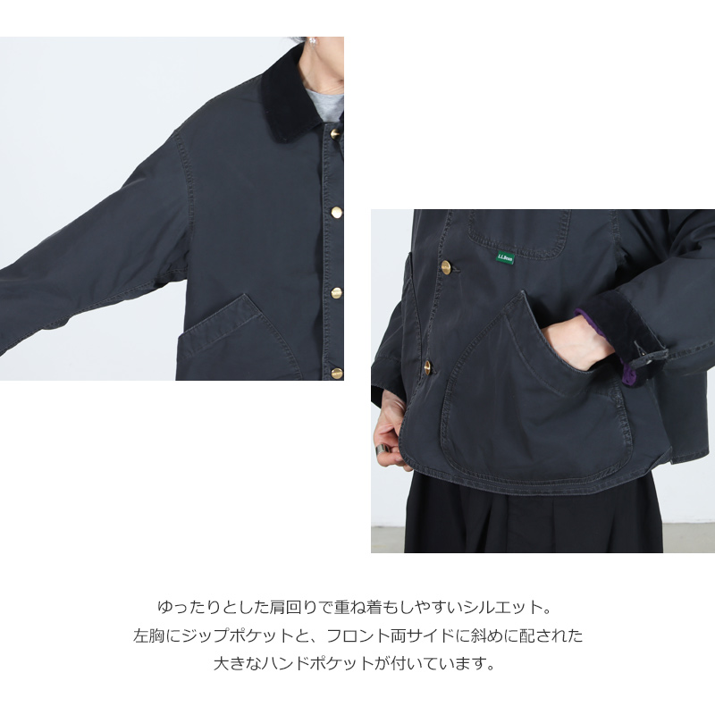 L.L.Bean(エルエルビーン) Bean’s Field Coat Insulated Indigo #WOMEN