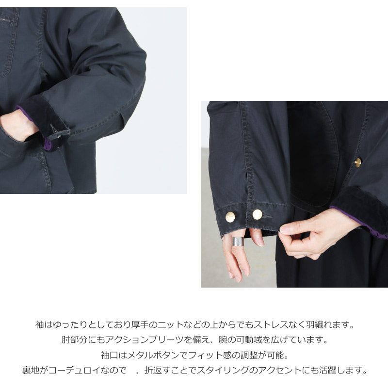 L.L.Bean(エルエルビーン) Bean’s Field Coat Insulated Indigo #WOMEN