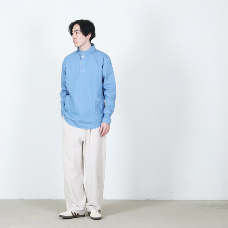 LOLO(ロロ) 定番プルオーバー デニムシャツ