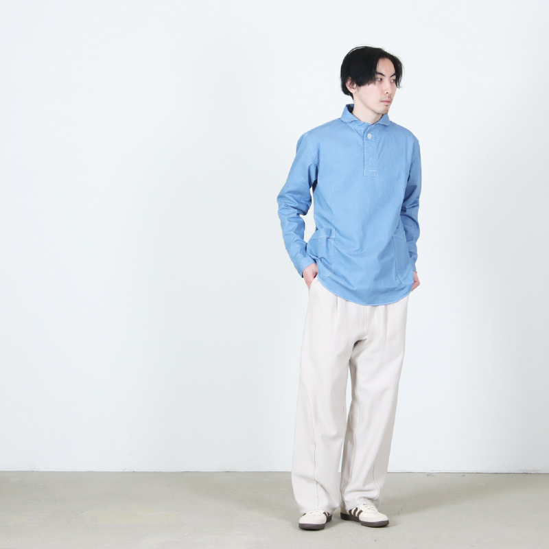 LOLO(ロロ) 定番プルオーバー デニムシャツ