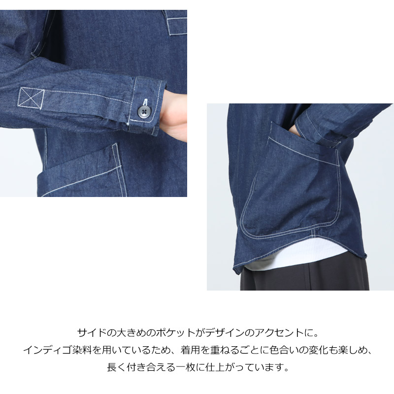 LOLO(ロロ) 定番プルオーバー デニムシャツ