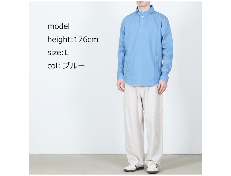LOLO(ロロ) 定番プルオーバー デニムシャツ