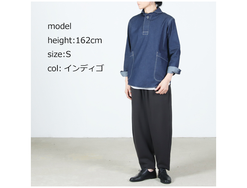 LOLO(ロロ) 定番プルオーバー デニムシャツ