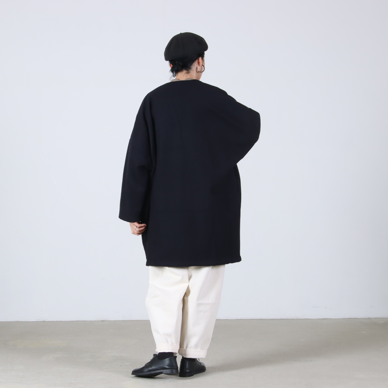 mao made(マオメイド) パイルモッサー コクーンコート