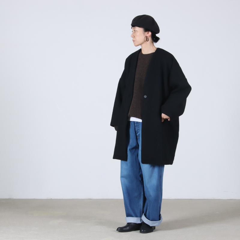 mao made(マオメイド) パイルモッサー コクーンコート