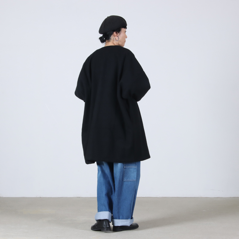 mao made(マオメイド) パイルモッサー コクーンコート