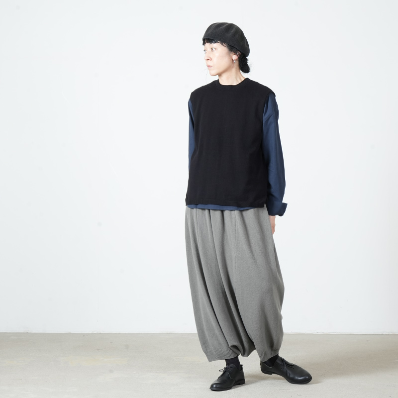mao made(マオメイド) 2wayニットベスト レイヤードセット