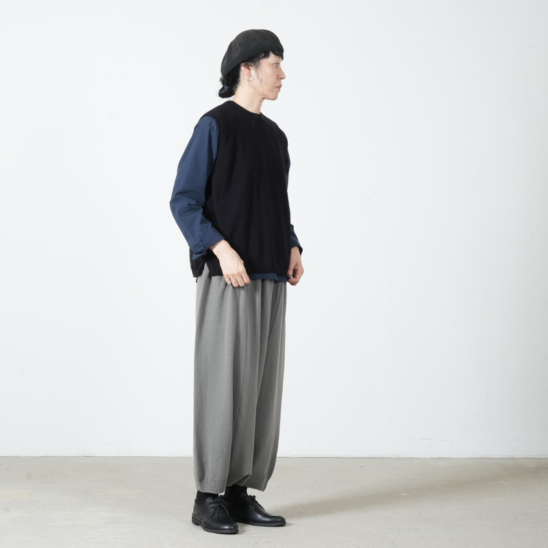 mao made(マオメイド) 2wayニットベスト レイヤードセット