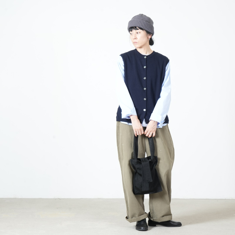 mao made(マオメイド) 2wayニットベスト レイヤードセット