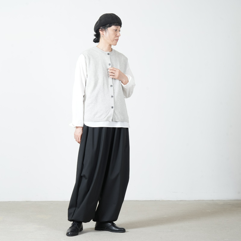 mao made(マオメイド) 2wayニットベスト レイヤードセット