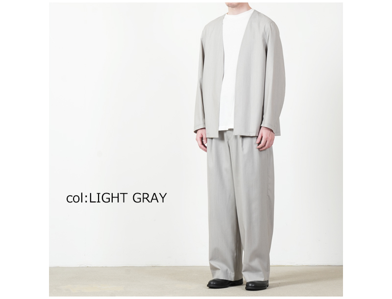 marka(マーカ) DOUBLE PLEATED MILITARY TROUSERS