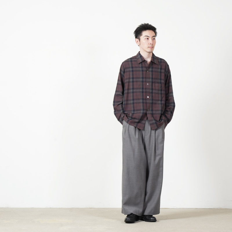 marka(マーカ) DOUBLE PLEATED BUGGY TROUSERS
