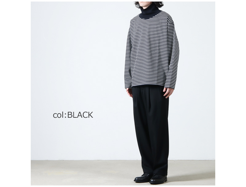 MARKAWARE(ޡ) DOUBLE PLEATED EASY TROUSERS