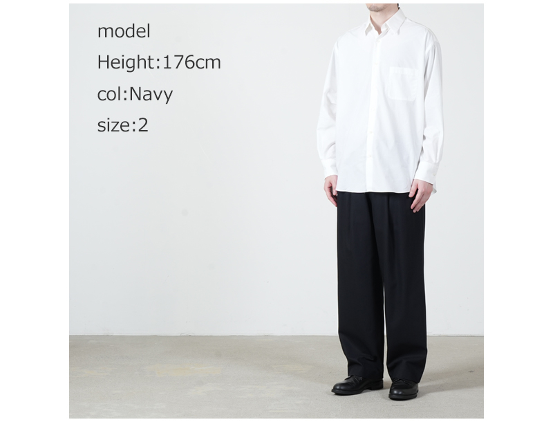 MARKAWARE(マーカウェア) DOUBLE PLEATED EASY TROUSERS