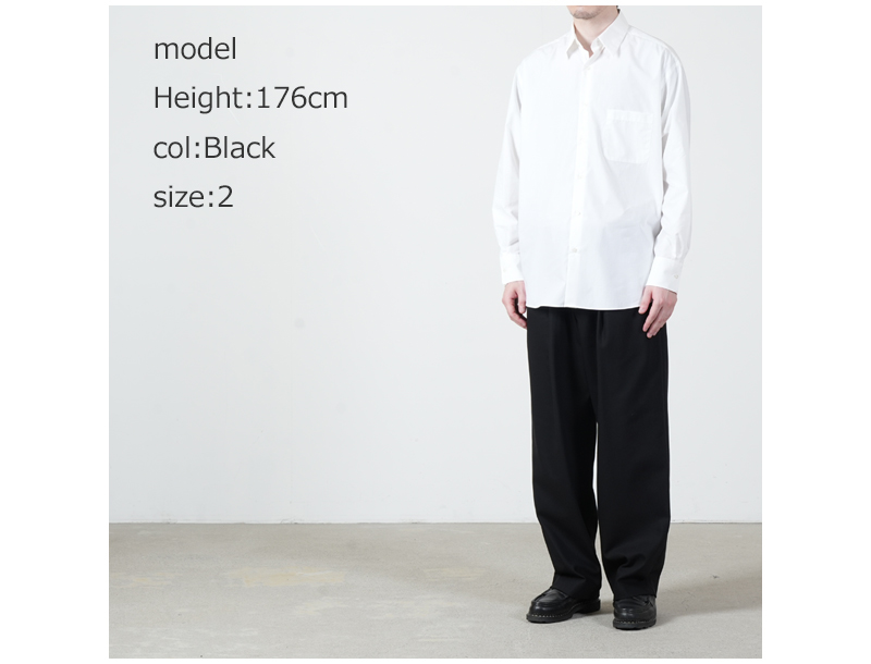 MARKAWARE(マーカウェア) DOUBLE PLEATED EASY TROUSERS