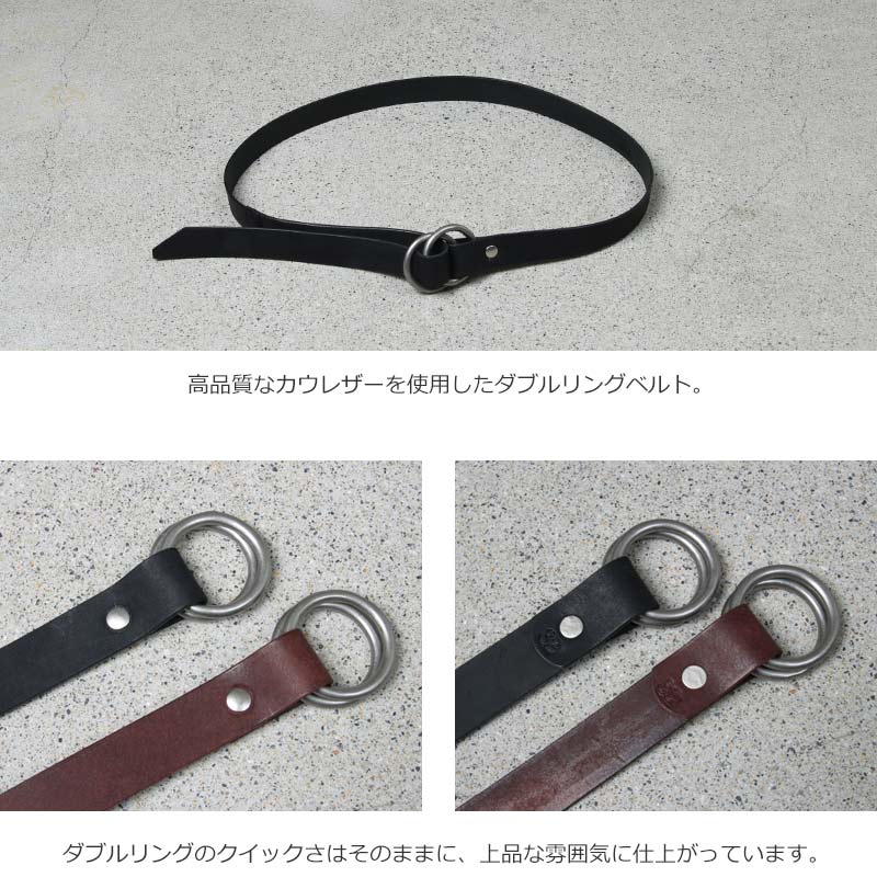 MASTER & Co.(マスターアンドコー) PUEBLO 24mm DOUBLE RING BELT