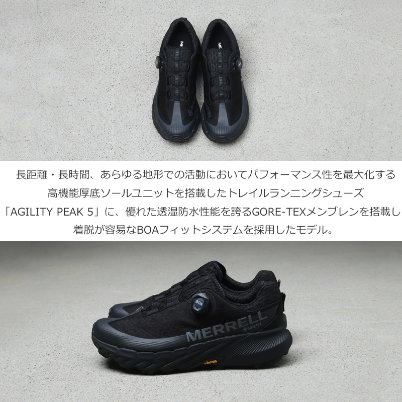 MERRELL(メレル) AGILITY PEAK 5 BOA GTX