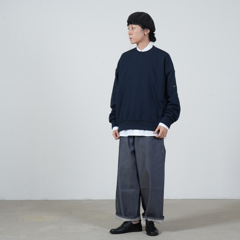 MidiUmi(ミディウミ) ワイド スウェットプルオーバー