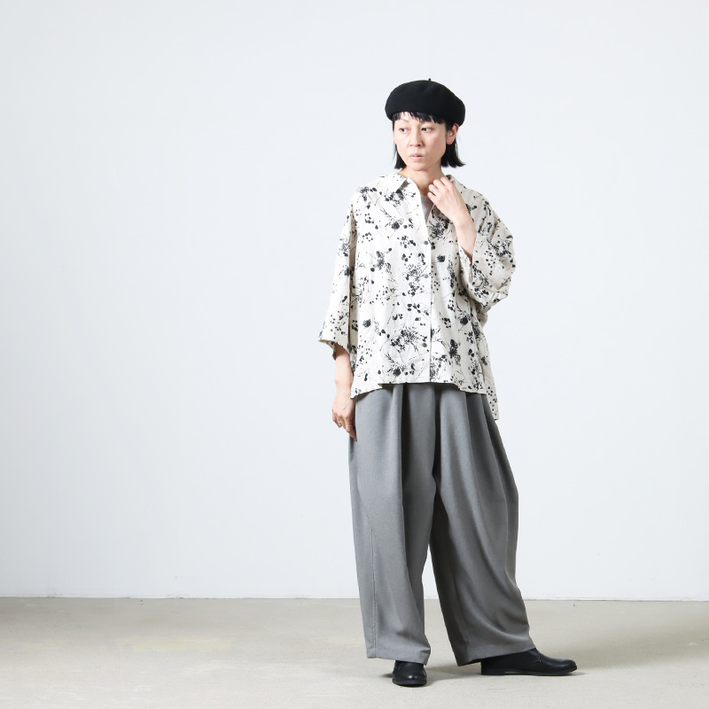 mizuiro ind(ミズイロインド) ワイドカーゴパンツ