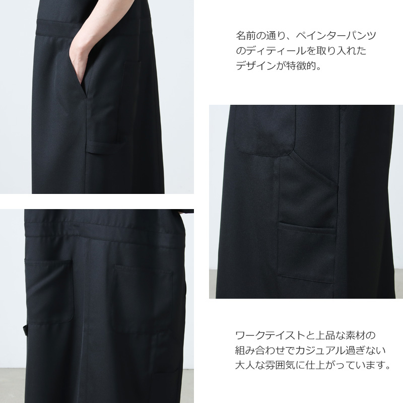 mizuiro ind(ミズイロインド) ペインターライクワンピース