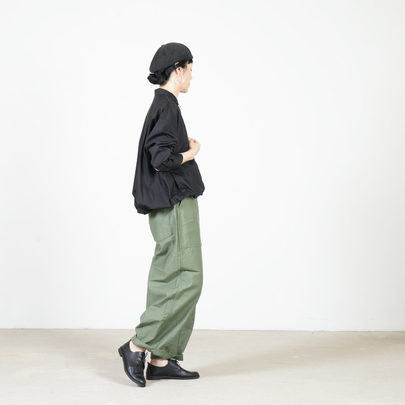 mizuiro ind(ミズイロインド) ロングスリーブ バルーンシャツ